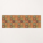 Indische patronen yogamat (Voorkant (horizontaal))