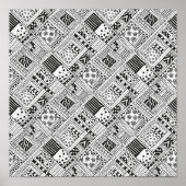 Indische Patroonbalk 2 Poster (Voorkant)