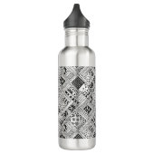 Indische patroonbalk waterfles  (Links)