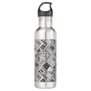 Indische patroonbalk waterfles 