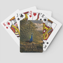 Indische Pauw Bosrand DIEREN Poker Pokerkaarten