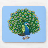 Indische peafowl muismat (Voorkant)