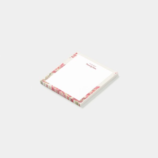 Indische penseel post-it® notes (Schuin)