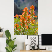 Indische penseel poster (Thuiskantoor)