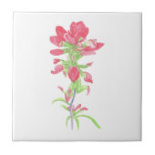 Indische penseel tegeltje (Voorkant)