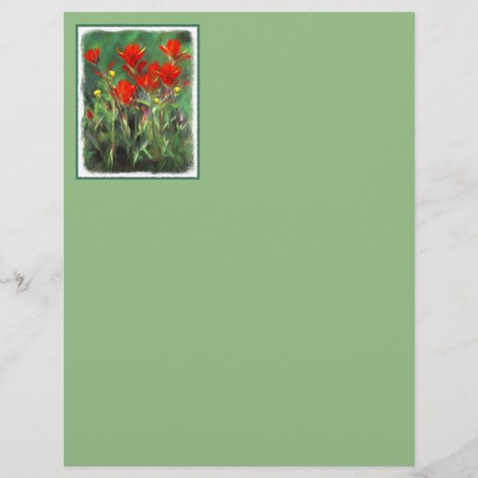 Indische penseelschildering - Oorspronkelijke blow (Voorkant)