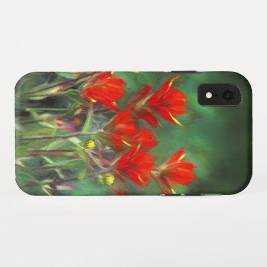 Indische penseelschildering - Oorspronkelijke blow Case-Mate iPhone Case (Achterkant (horizontaal))