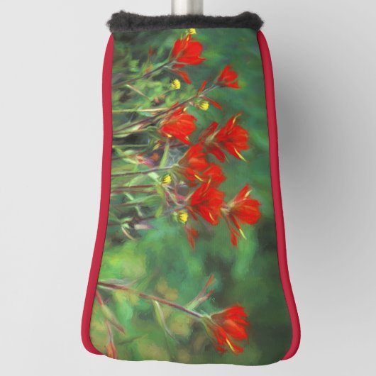 Indische penseelschildering - Oorspronkelijke blow Golfheadcover (Draai 90)