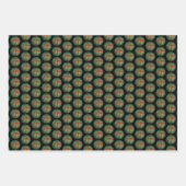 Indische penseelschildering - Oorspronkelijke blow Inpakpapier Vel (Voorkant 3)