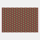 Indische penseelschildering - Oorspronkelijke blow Inpakpapier Vel (Voorkant 2)