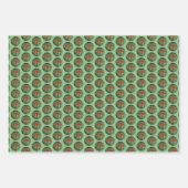 Indische penseelschildering - Oorspronkelijke blow Inpakpapier Vel (Voorkant)