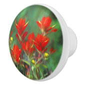 Indische penseelschildering - Oorspronkelijke blow Keramische Knop (Rechts)