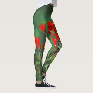 Indische penseelschildering - Oorspronkelijke blow Leggings