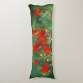 Indische penseelschildering - Oorspronkelijke blow Lichaamskussen (Voorkant Verticaal)