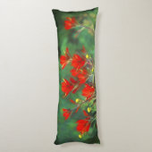 Indische penseelschildering - Oorspronkelijke blow Lichaamskussen (Achterkant (Verticaal))