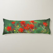 Indische penseelschildering - Oorspronkelijke blow Lichaamskussen (Voorkant)