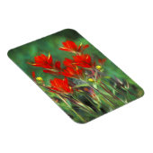 Indische penseelschildering - Oorspronkelijke blow Magneet (Rechterzijde)