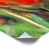 Indische penseelschildering - Oorspronkelijke blow Perfect Poster (Hoek)