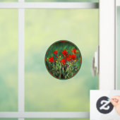 Indische penseelschildering - Oorspronkelijke blow Raamsticker (Huis)