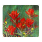 Indische penseelschildering - Oorspronkelijke blow Snijplank (Voorkant)