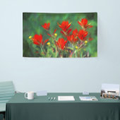 Indische penseelschildering - Oorspronkelijke blow Spandoek (Beurs)