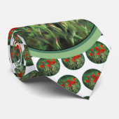 Indische penseelschildering - Oorspronkelijke blow Stropdas (Opgerold)