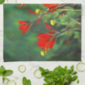 Indische penseelschildering - Oorspronkelijke blow Theedoek (Gevouwen)