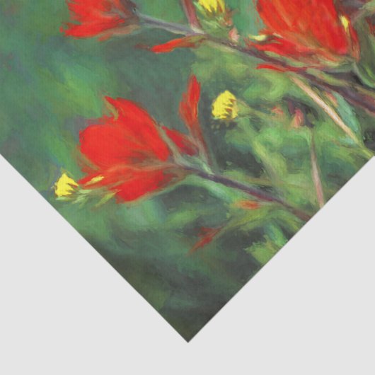 Indische penseelschildering - Oorspronkelijke blow Tissuepapier (Detail)