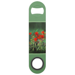 Indische penseelschilderingen - Oorspronkelijke bl Speed Flessenopener
