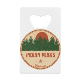 Indische pieken Wilderness Colorado Creditkaart Flessenopener