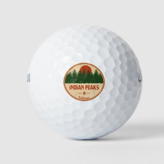 Indische pieken Wilderness Colorado Golfballen (Voorkant)