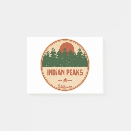 Indische pieken Wilderness Colorado Post-it® Notes (Voorkant)