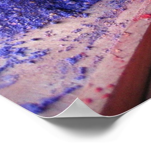 Indische pigmenten poster (Hoek)