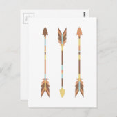 Indische pijlen briefkaart (Voorkant / Achterkant)