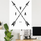 indische pijlen poster (Thuiskantoor)