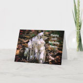Indische Pijp Wildbloemen Aangepaste verjaardag Kaart (Voorkant)