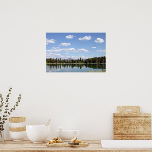 Indische Pond Poster (Keuken)