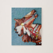 Indische Pony-hoofdpuzzel Legpuzzel (Verticaal)