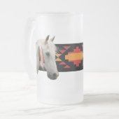 Indische Pony Matglas Bierpul (Voorkant links)