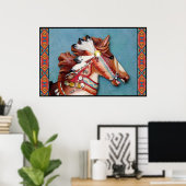 Indische Pony Poster (Thuiskantoor)