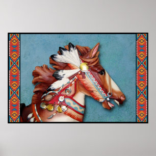 Indische Pony Poster
