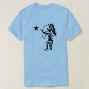 Indische Pop Noord-Star Bow en Arrow Art T-shirt