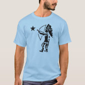 Indische Pop Noord-Star Bow en Arrow Art T-shirt (Voorkant)