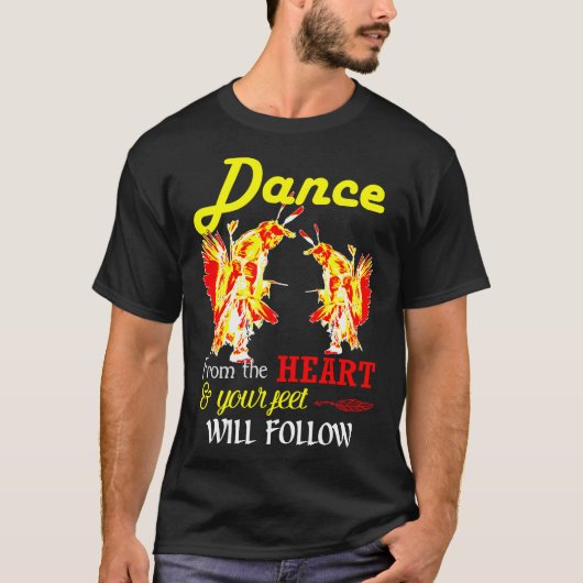 Indische Powow Dance Native American T-shirt (Voorkant)