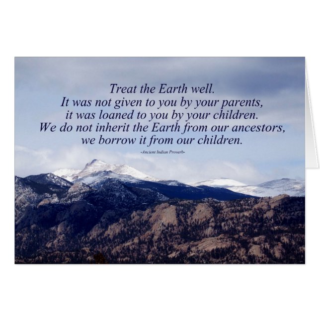 Indische Proverb (Voorkant Horizontaal)