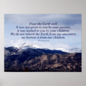Indische Proverb Poster (Voorkant)