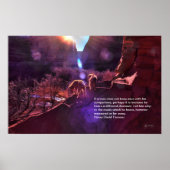 Indische Puppies begroeten de nieuwe dag in Canyon Poster (Voorkant)