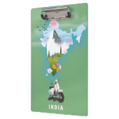 Indische reisposter klembord (Links)