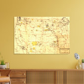 Indische reserves ten westen van de Mississippi Canvas Afdruk (Insitu (Woonkamer))