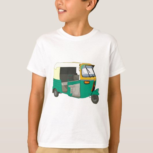 Indische Rickshaw T-shirt (Voorkant)